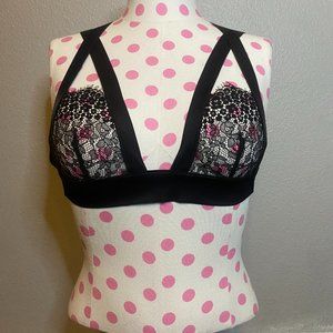 Victoria's Secret Unlined Bralette, Small, Black